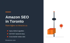 Amazon SEO in Toronto: how Canadian sellers rank on Amazon.ca, covering GST/HST setup and cross-border review rules.